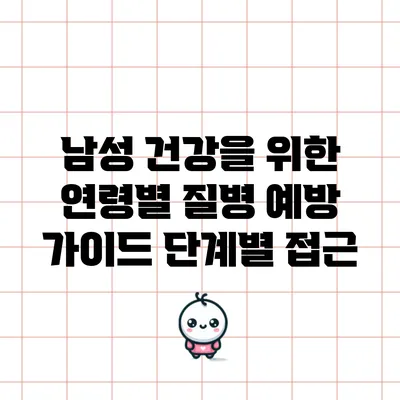 남성 건강을 위한 연령별 질병 예방 가이드: 단계별 접근