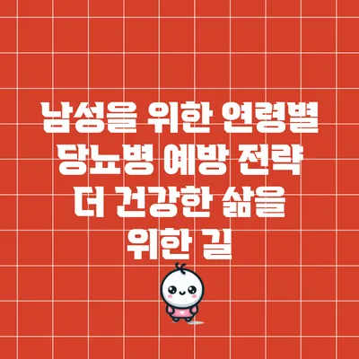 남성을 위한 연령별 당뇨병 예방 전략: 더 건강한 삶을 위한 길