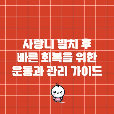 사랑니 발치 후 빠른 회복을 위한 운동과 관리 가이드