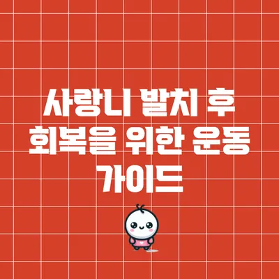 사랑니 발치 후 회복을 위한 운동 가이드
