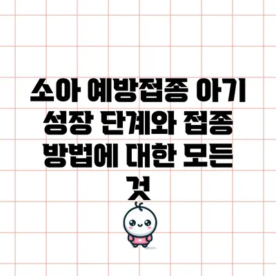 소아 예방접종: 아기 성장 단계와 접종 방법에 대한 모든 것
