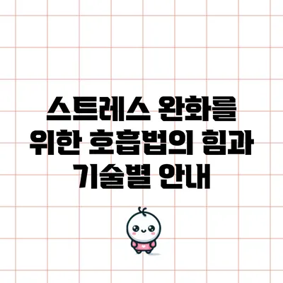 스트레스 완화를 위한 호흡법의 힘과 기술별 안내