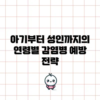 아기부터 성인까지의 연령별 감염병 예방 전략