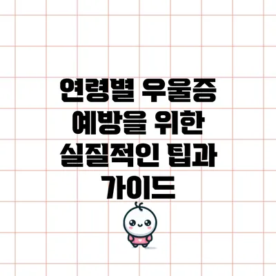 연령별 우울증 예방을 위한 실질적인 팁과 가이드