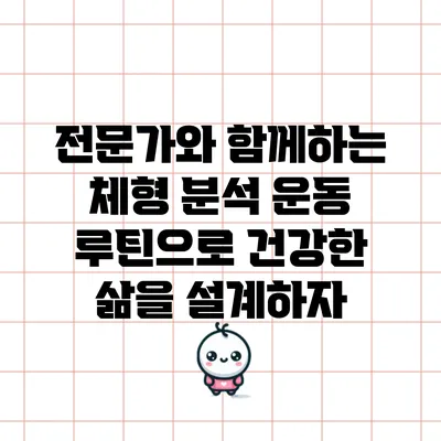 전문가와 함께하는 체형 분석 운동 루틴으로 건강한 삶을 설계하자