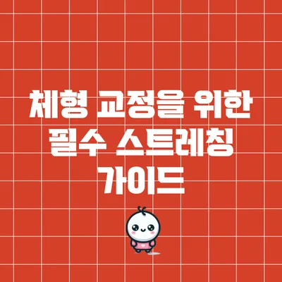 체형 교정을 위한 필수 스트레칭 가이드