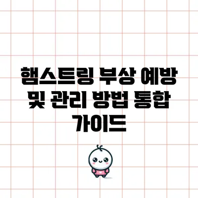 햄스트링 부상 예방 및 관리 방법: 통합 가이드
