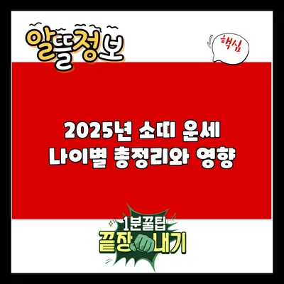 2025년 소띠 운세: 나이별 총정리와 영향